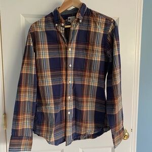 J.Crew Washed Tartan button-up. shirt